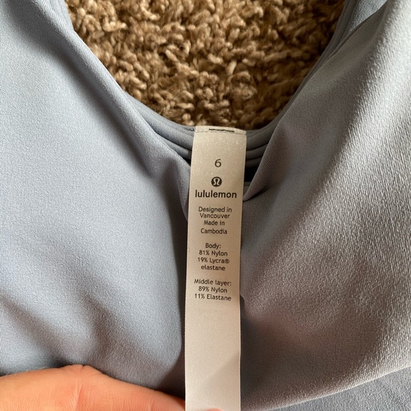 NWT Lululemon Align Tank in baby blue 4 / 6 - Picture 7 of 7